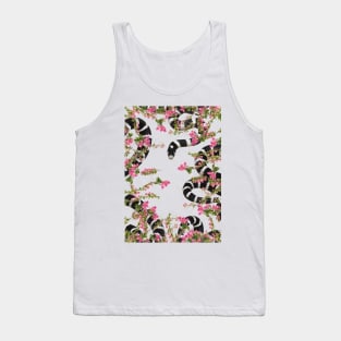 Snake Floral Tank Top